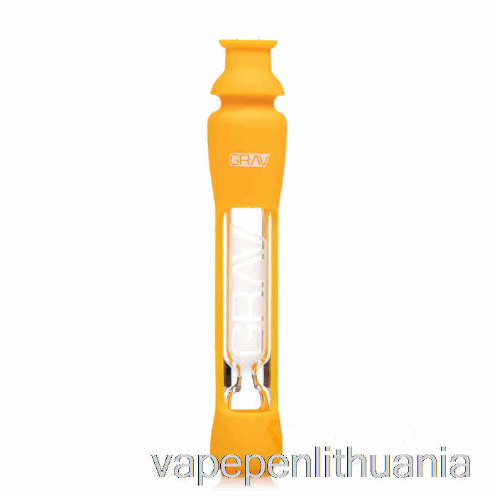 Grav 12mm Degustatorius Su Silikoninės Odos Garstyčių Geltonu Vape Skysčiu